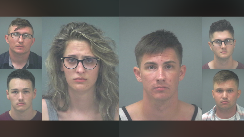 wedding party arrested