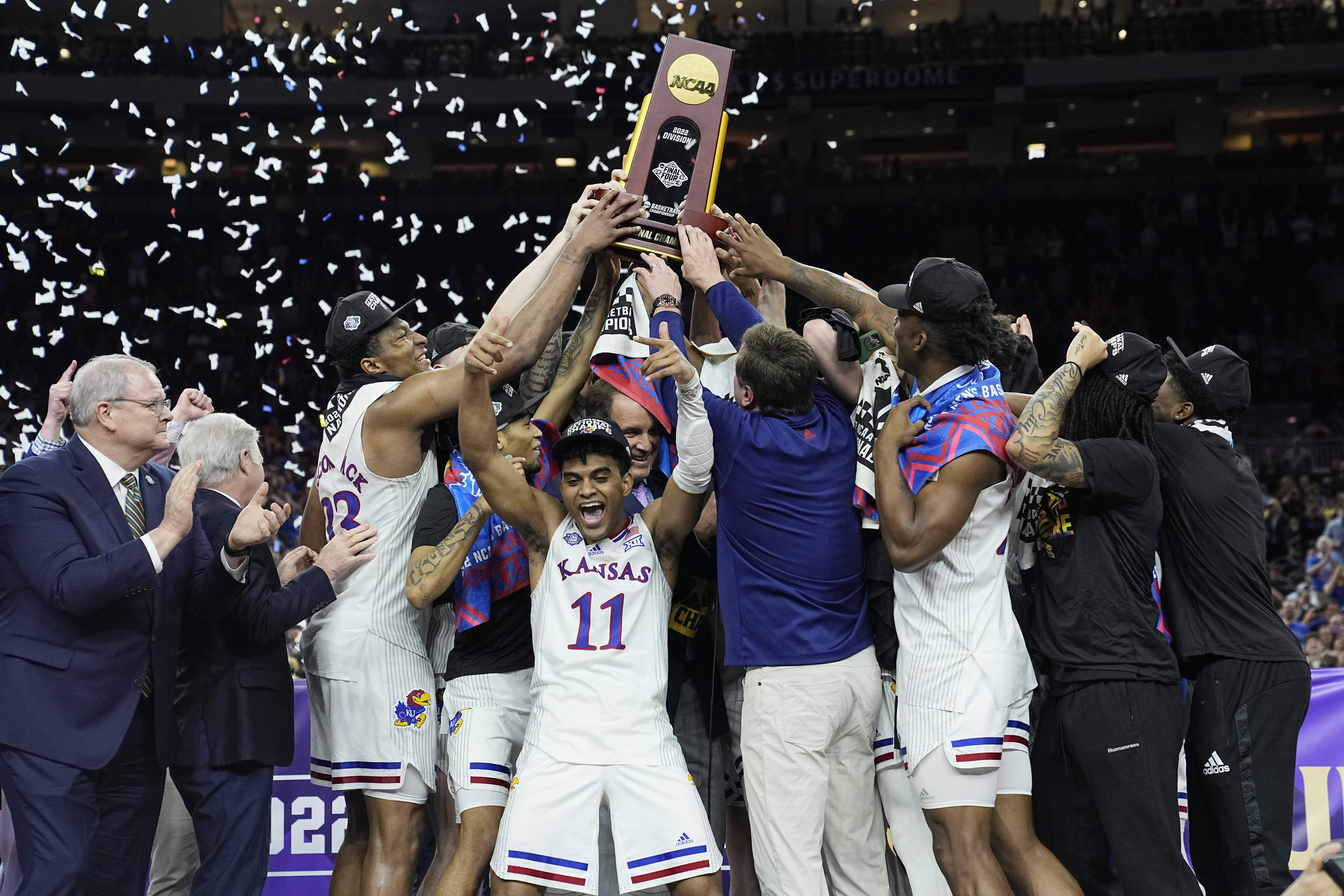 NCAA North Carolina Kansas Basketball