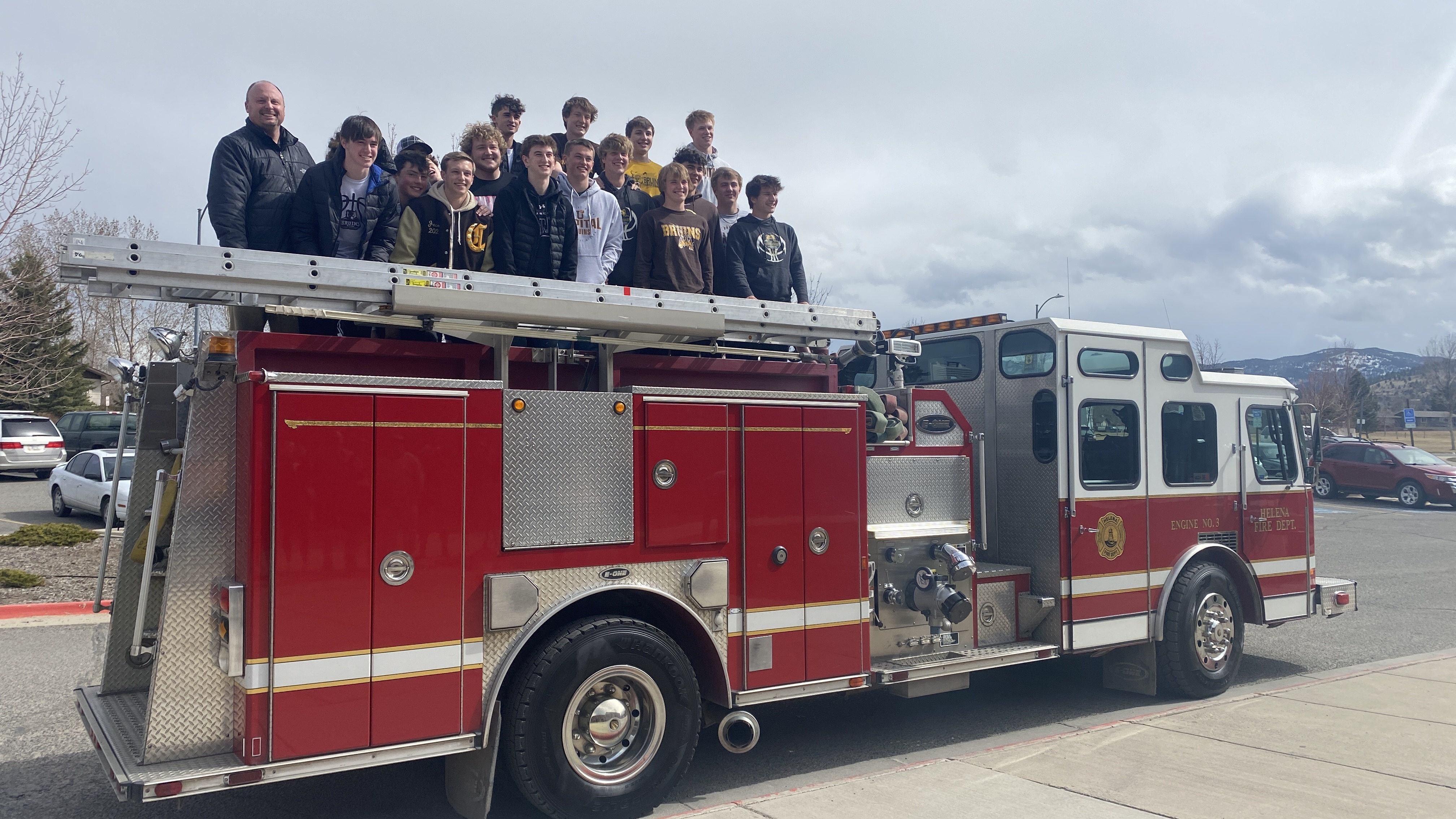Helena Capital boys revel in fire truck ride tradition