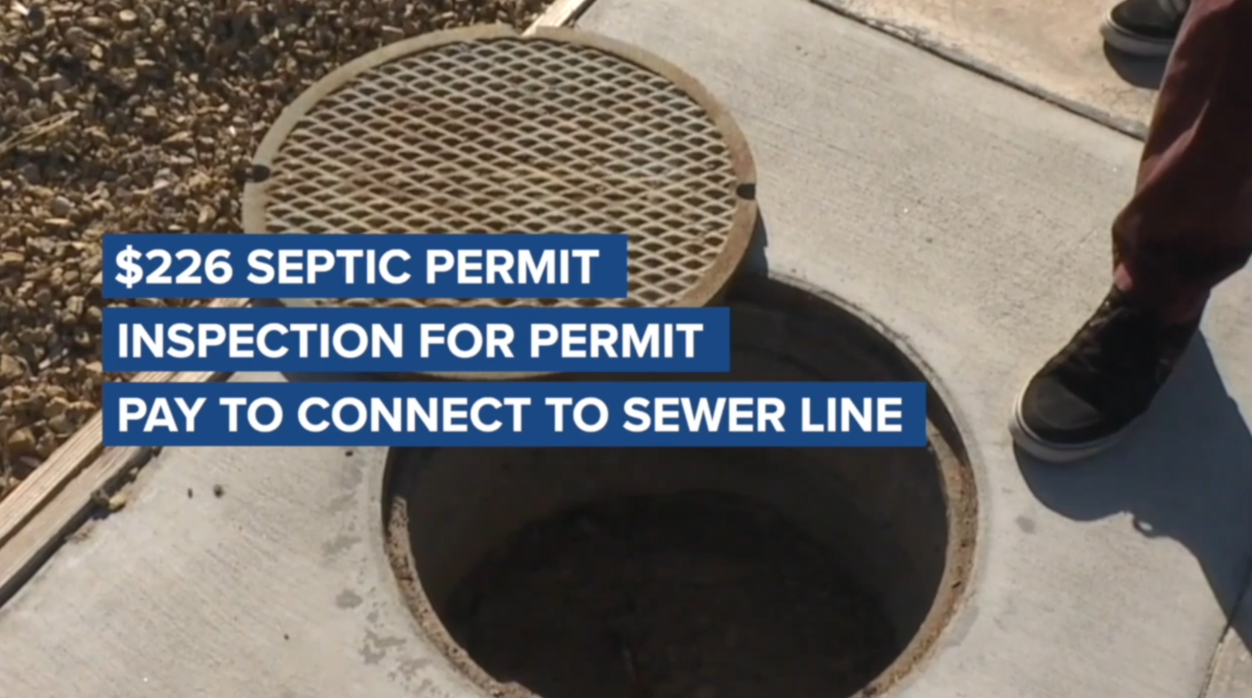 The battle over septic continues, residents concerned over high cost