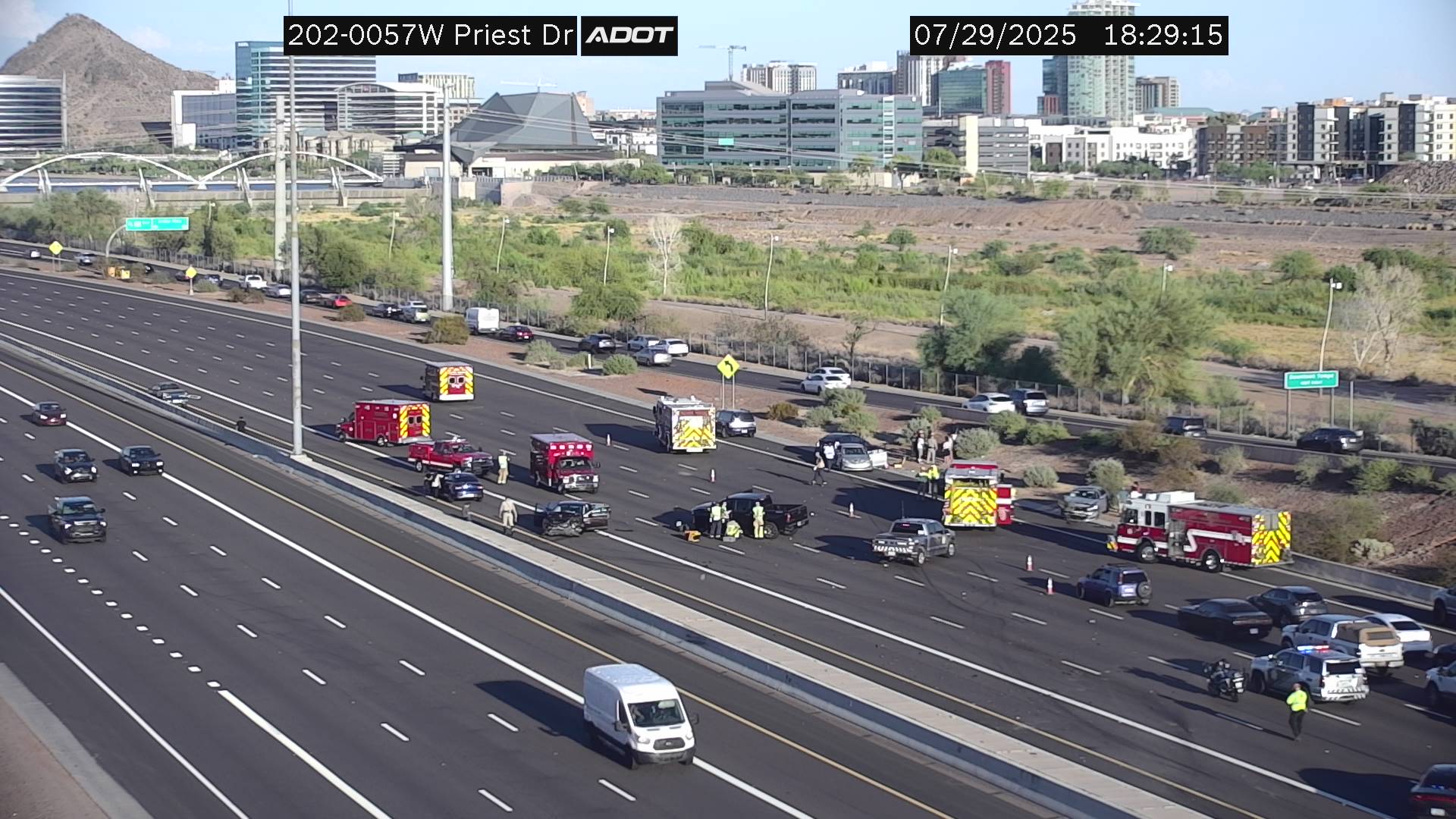 Loop 202 and Priest crash 7-29-25