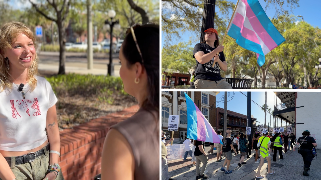Tampa community rallies and marches for Pride after annual parade canceled over funding shortfall