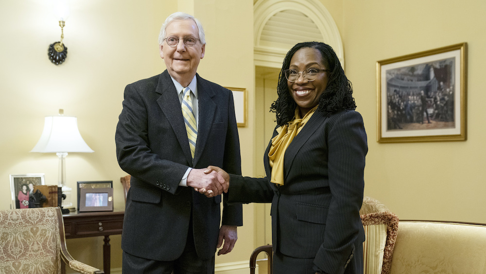 Ketanji Brown Jackson, Sen. Mitch McConnell