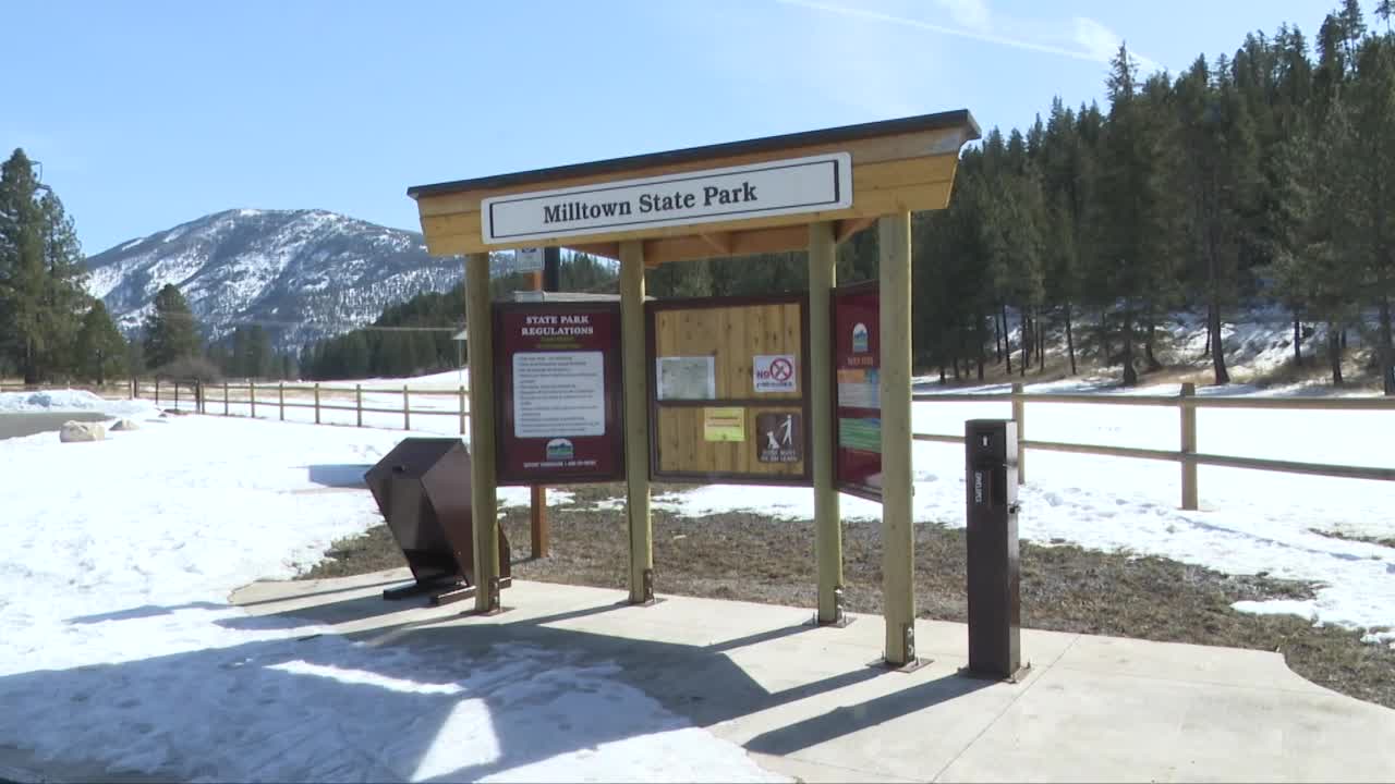 Milltown State Park Sign