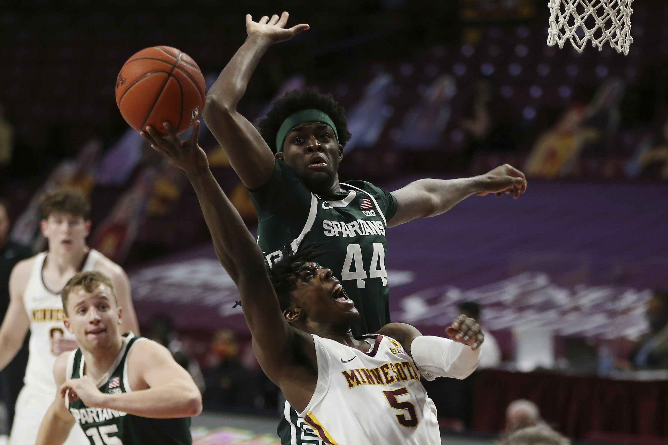 Michigan St Minnesota Basketball Gabe Brown