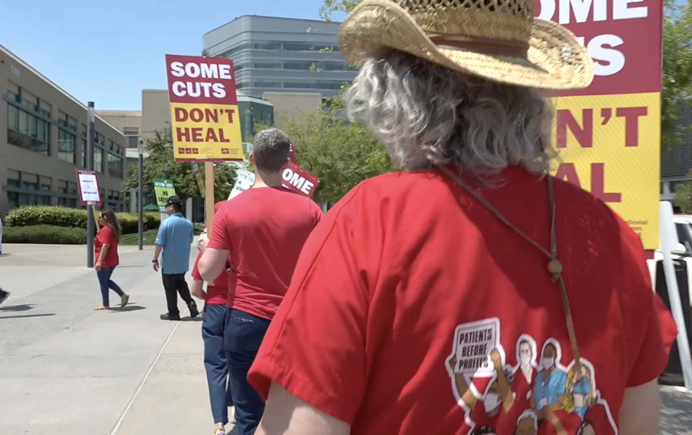 Nurses protest layoffs at UCSD Health, demand reversal of job cuts