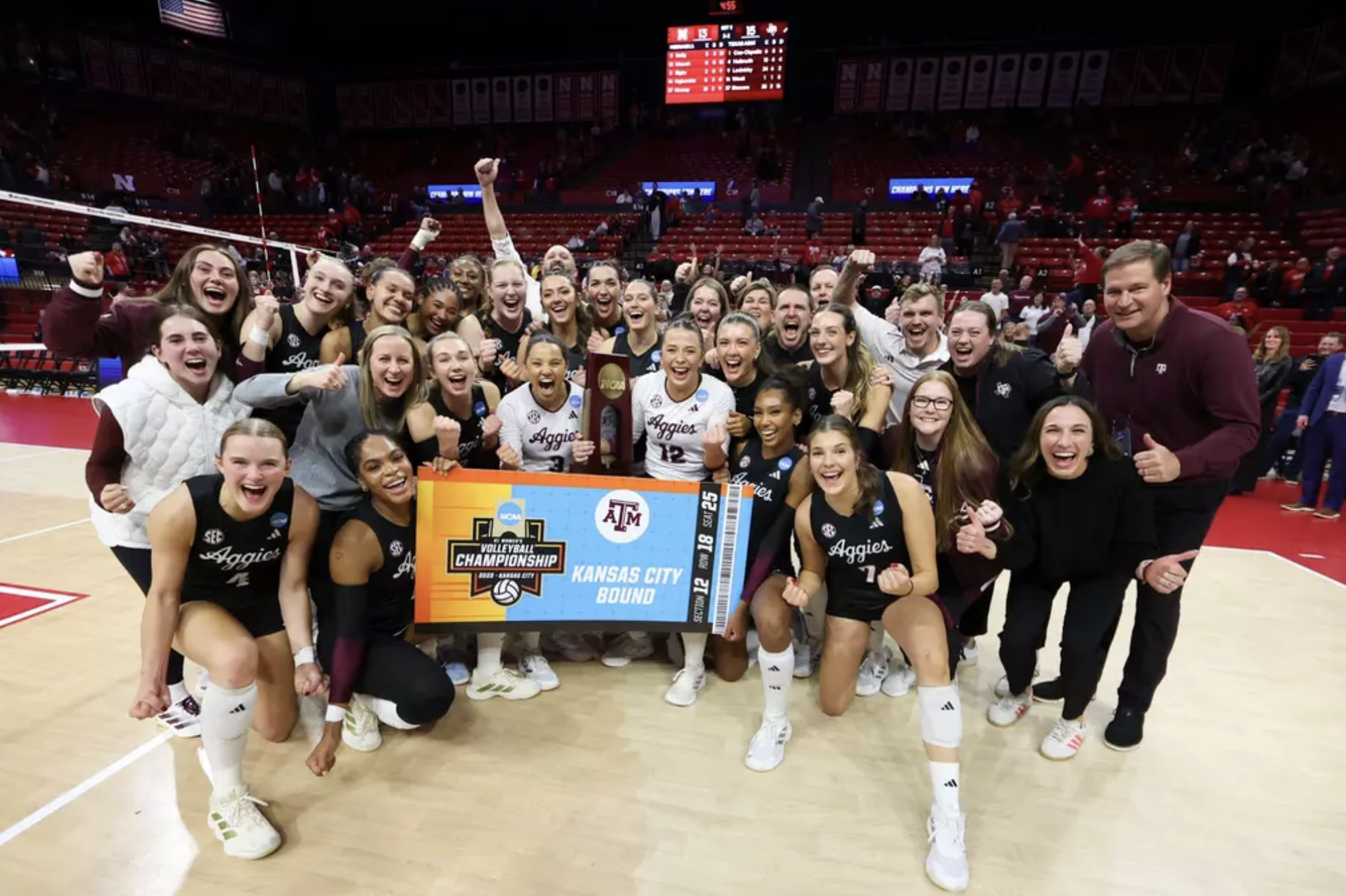 Texas A&M Volleyball punches ticket to Final Four