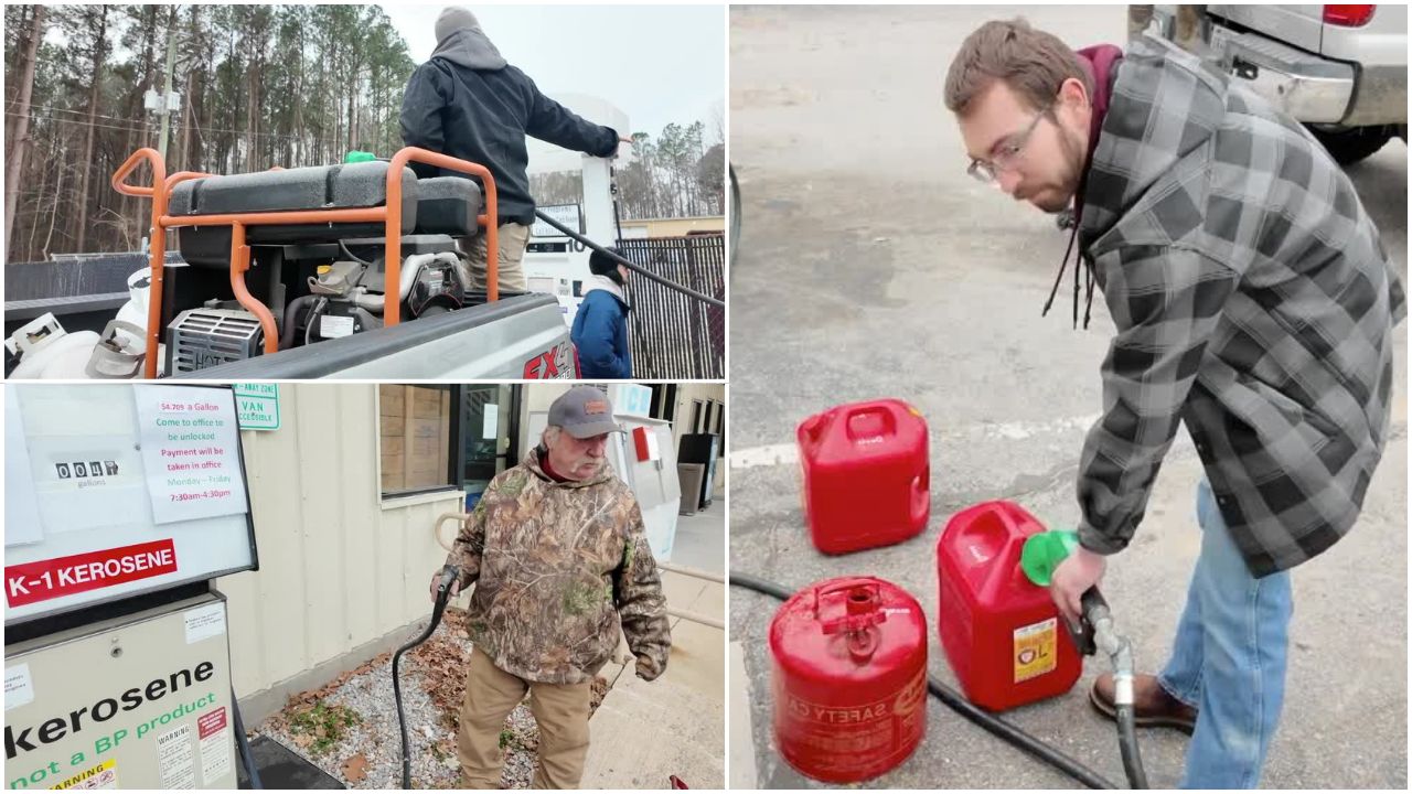 Prince George neighbors stock up on fuel ahead of winter storm