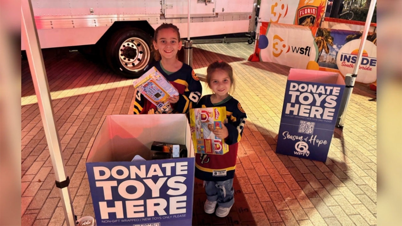 On Dec. 9, 2025, Santa didn't use a sleigh to deliver toys. He arrived in a truck to drop off hundreds of gifts in Boca Raton.