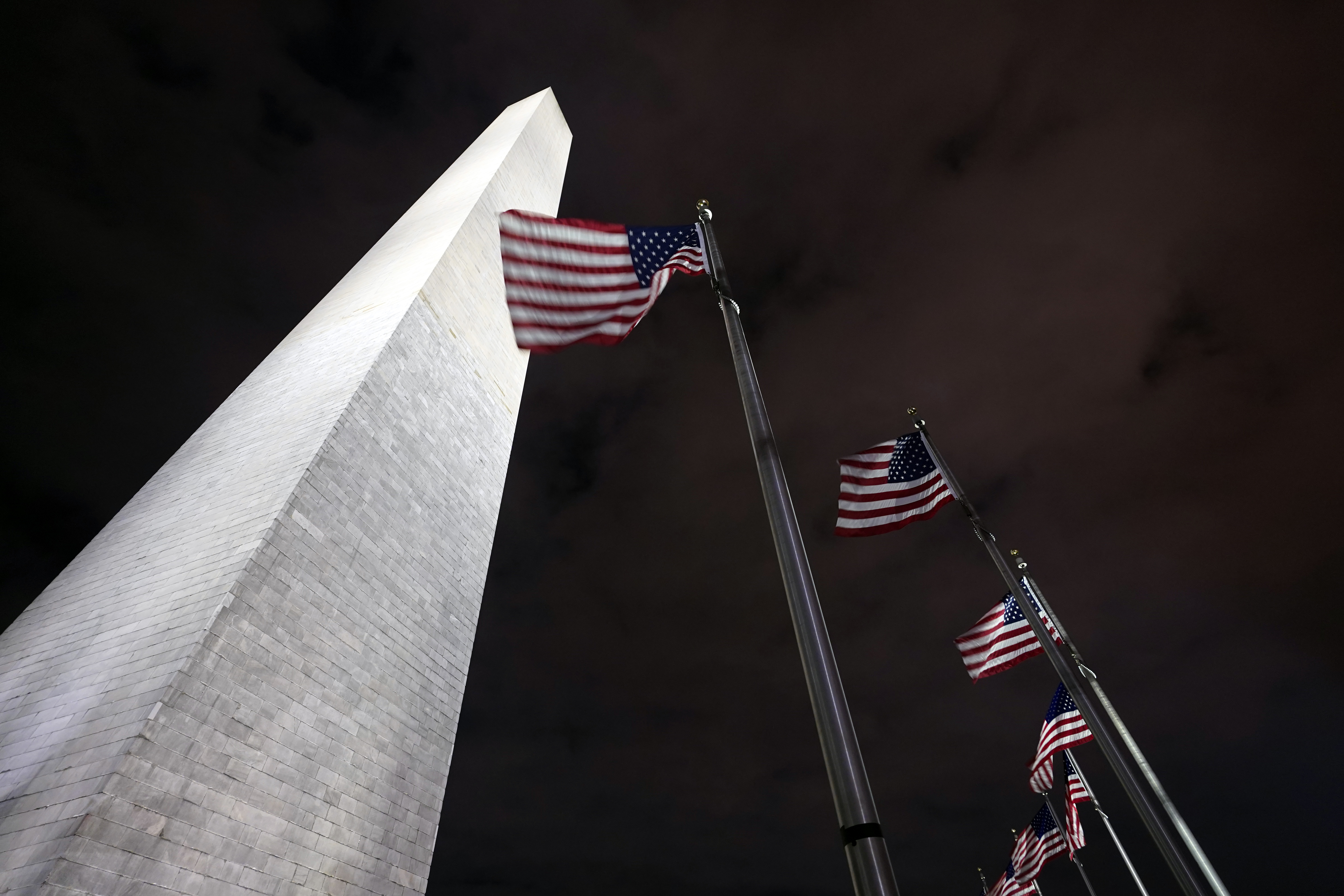 Virus Outbreak Washington Monument