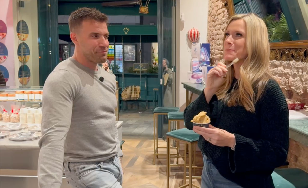 WPTV anchor Meghan McRoberts gets a behind-the-scenes look at how they make gelato in Milan, Italy.