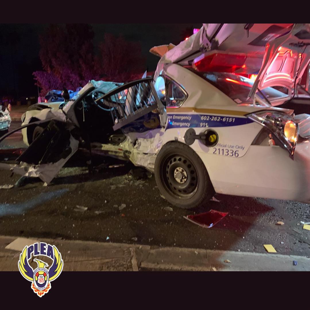 PLEA 40th Street and Oak officer crash