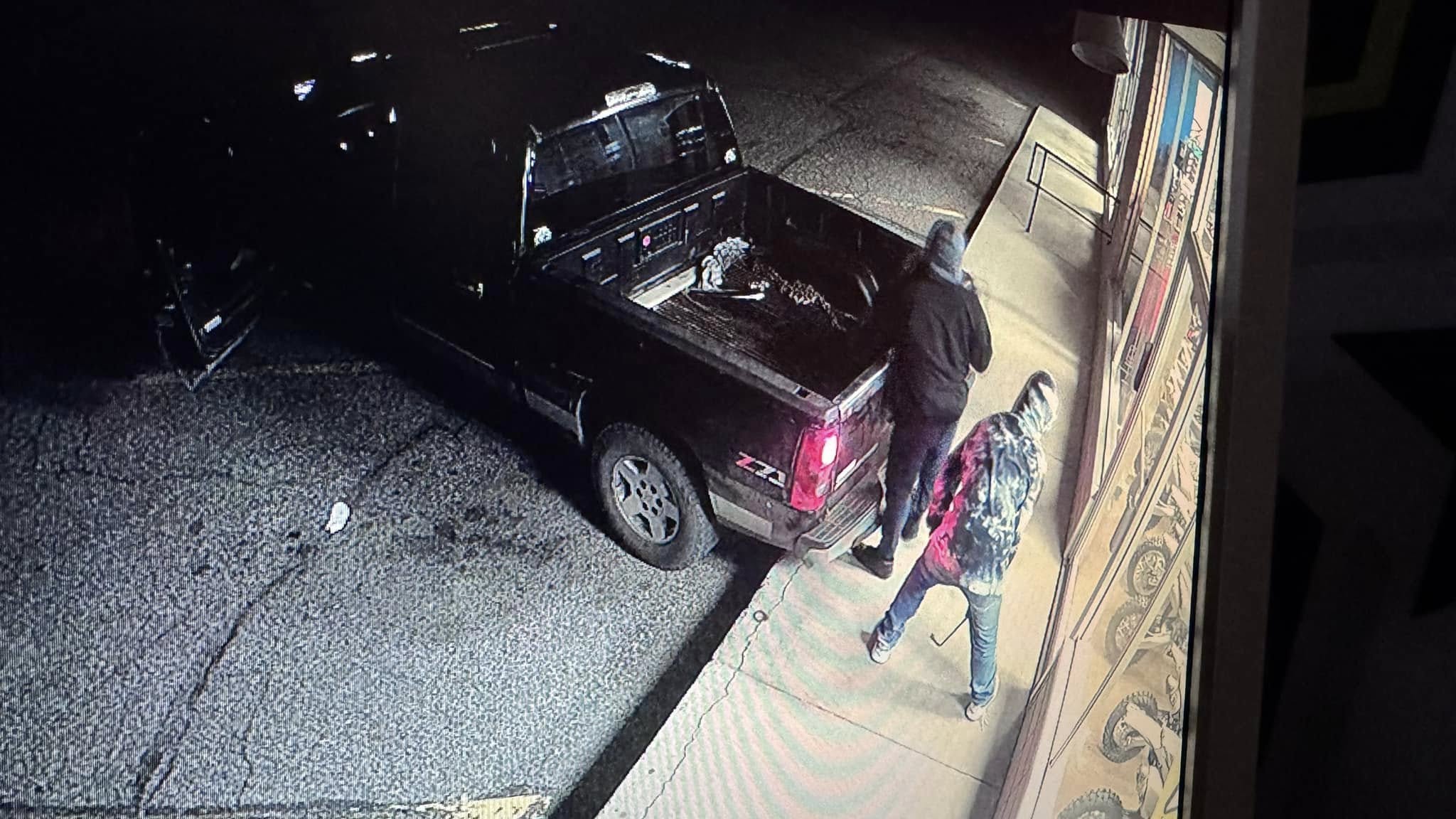 Suspects stealing dirt bikes 