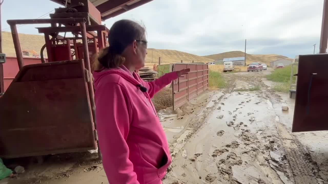 Payette mudslide inundates farm