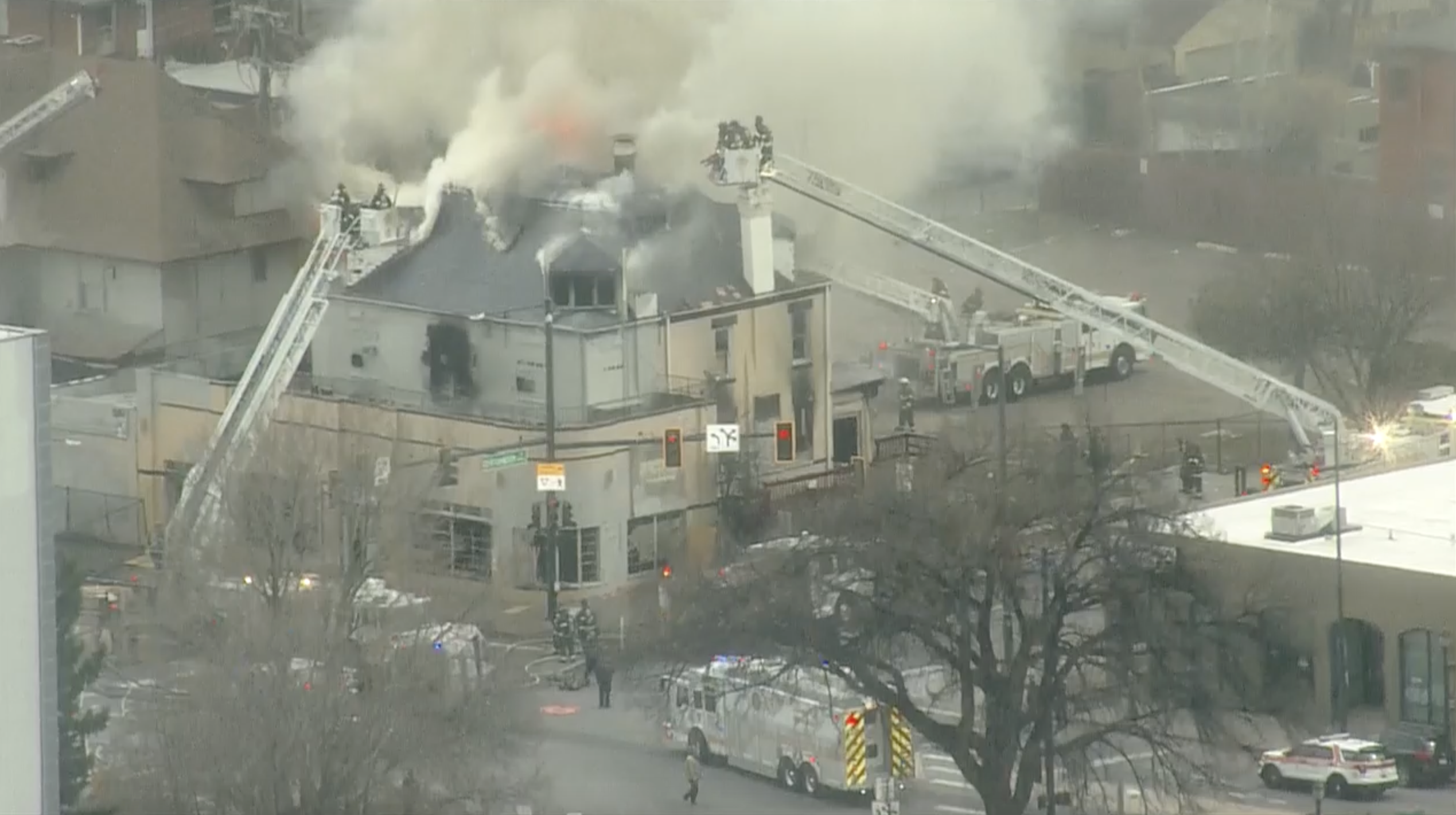 Denver abandoned structure fire Colfax and Franklin 3-13-24