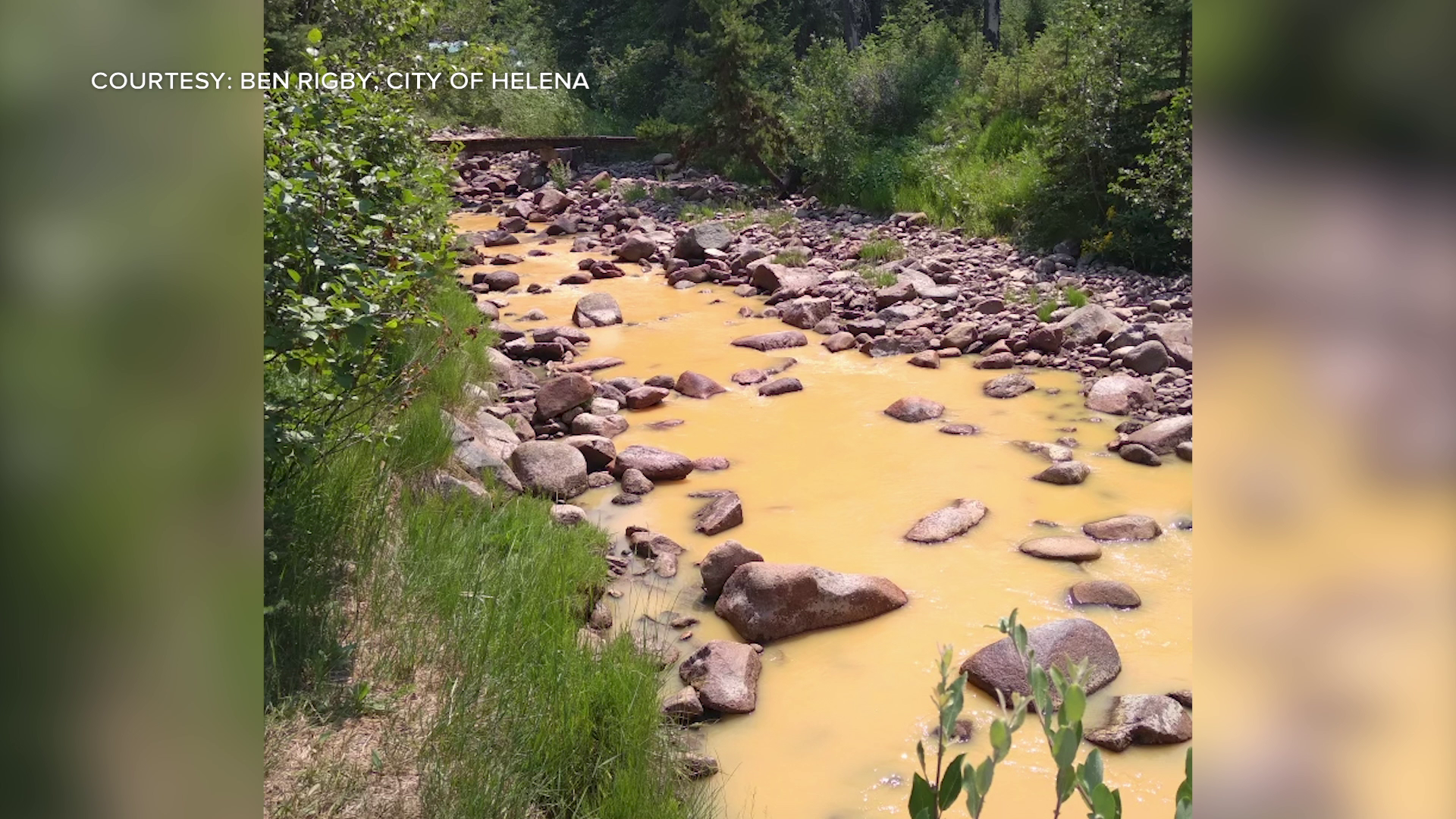 mine waste spills into Tenmile Creek