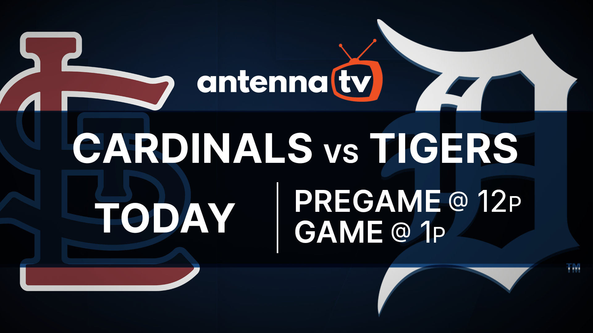 Tigers vs Cardinals on Antenna TV