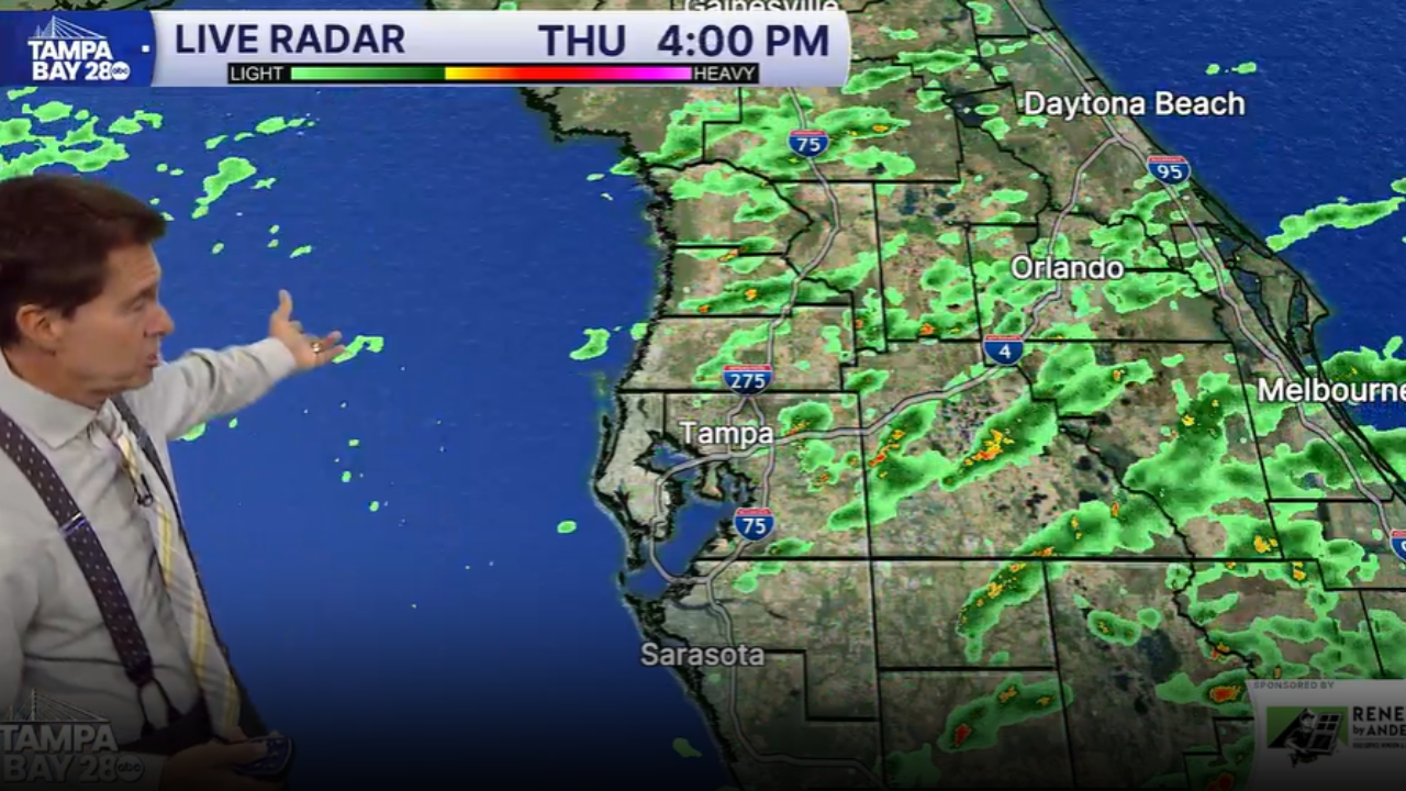 Forecast: Scattered showers moving quickly east to west, sunshine expected Friday