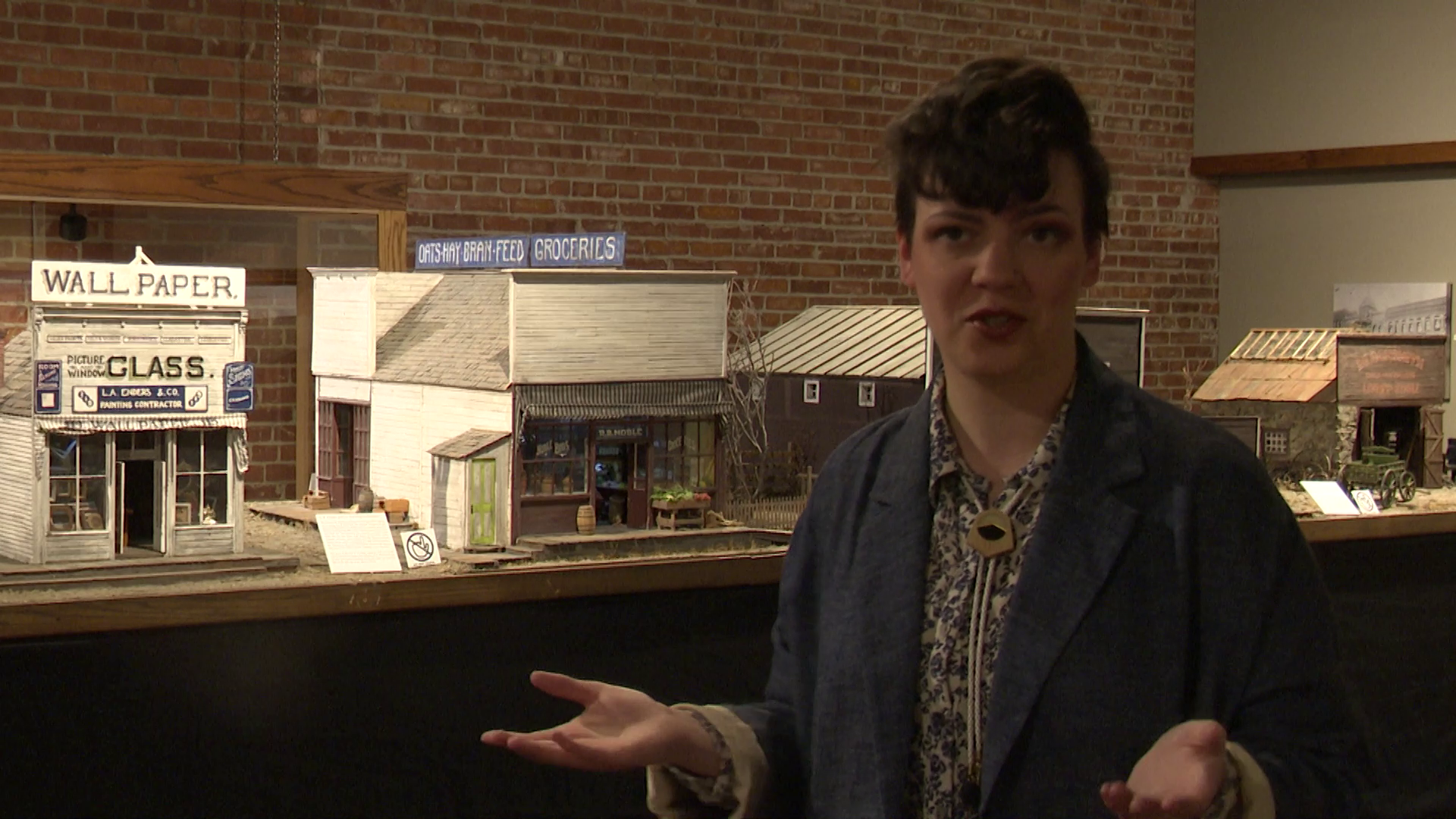 Ashleigh McCann, collections curator at the History Museum