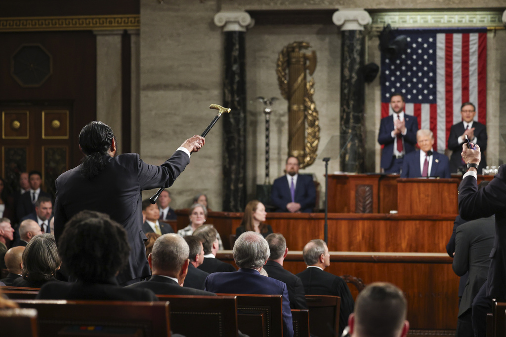 APTOPIX Trump Speech