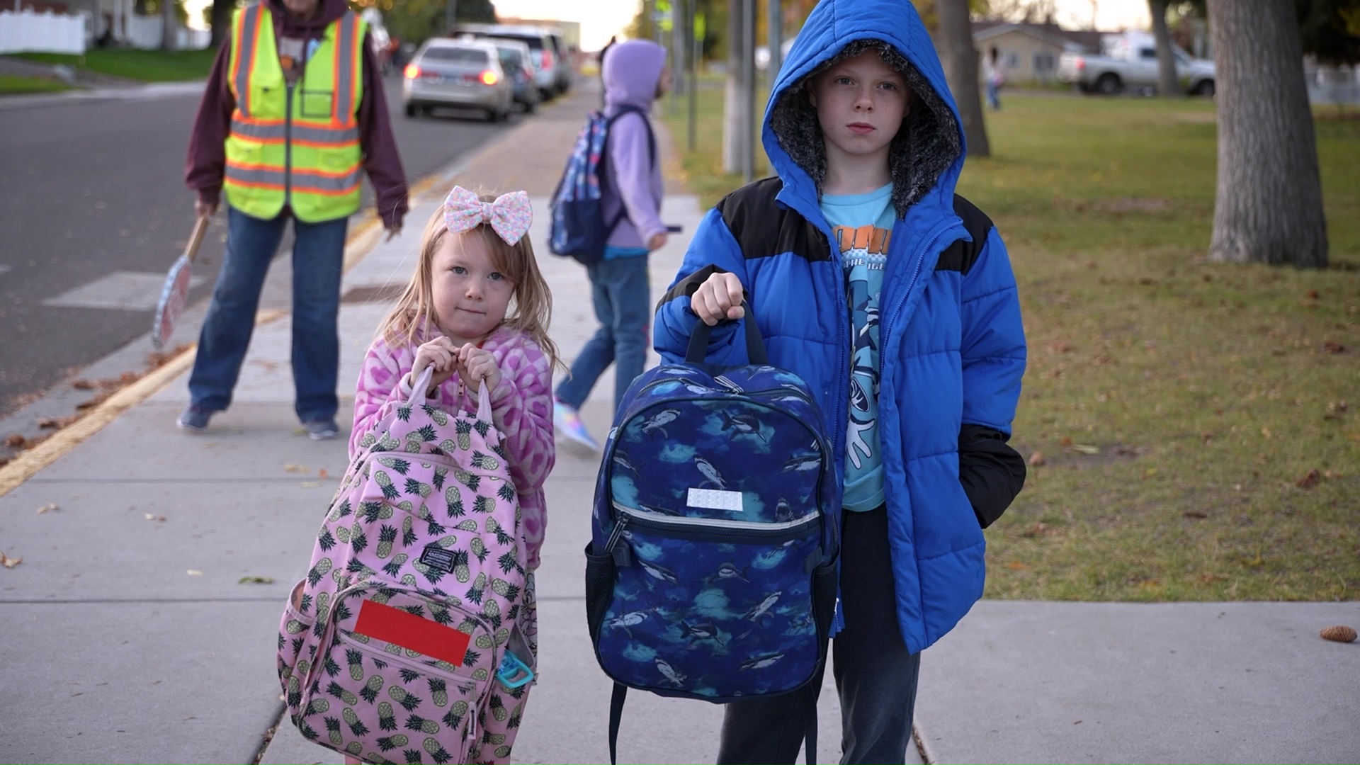 Reflective tape highlights student safety in Great Falls