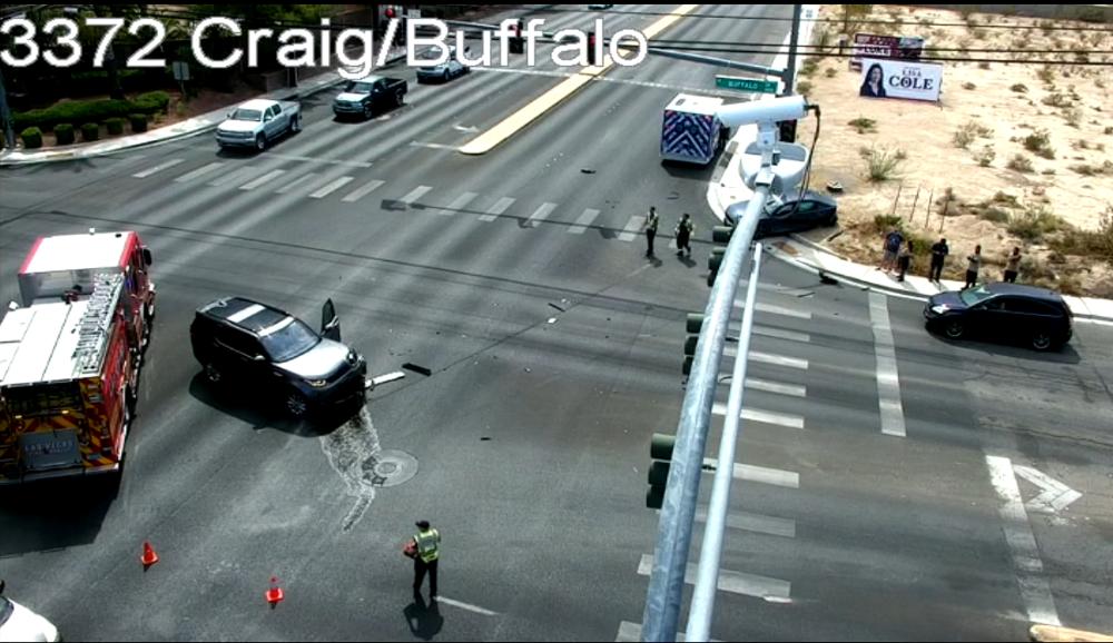 Crash closes westbound Craig Road at Buffalo Drive, RTC shares