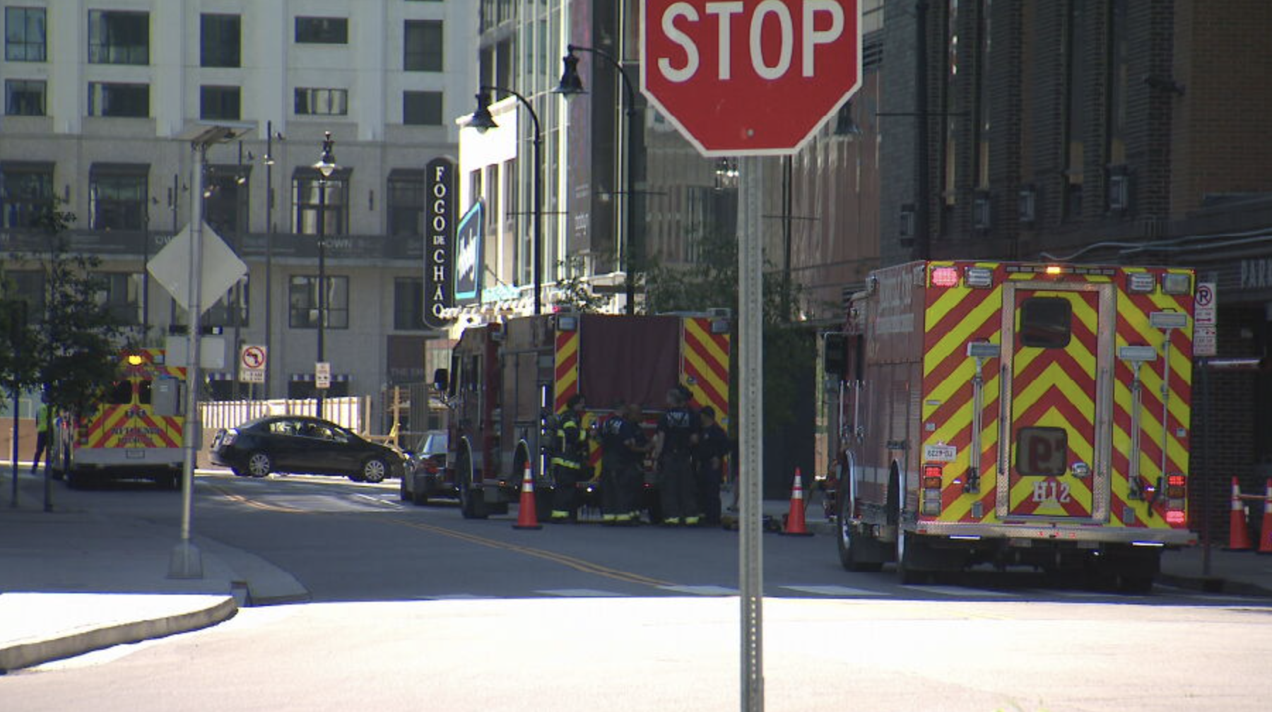 Gas leak at 210 10th Ave. N.