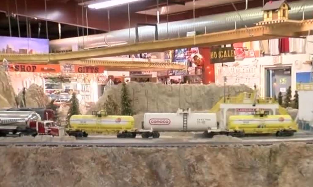 Usually along with the sound of trains you would hear the ohs and ahs of families inside the Gadsen-Pacific Division Toy Train Operating Museum.