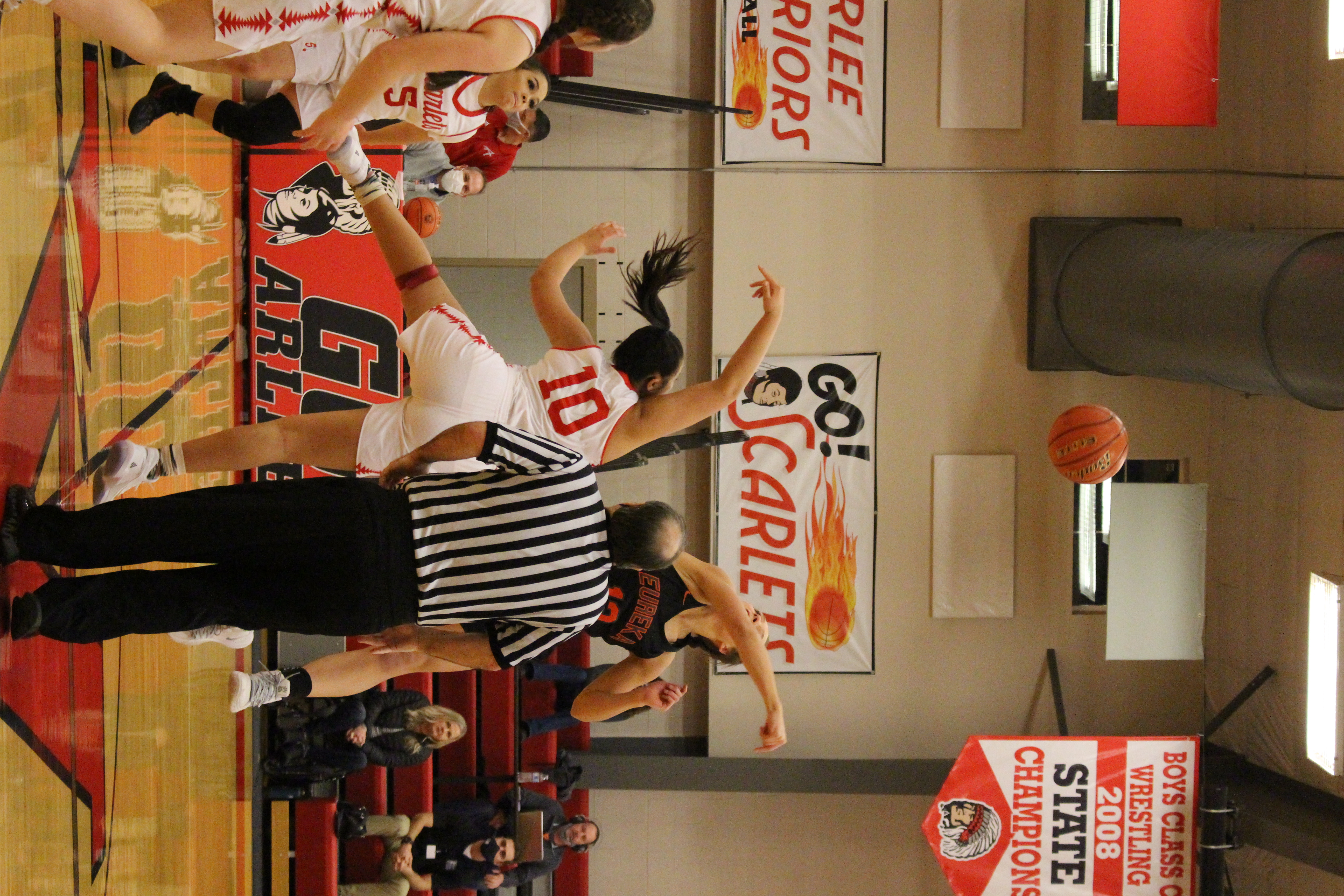 Arlee scarlets, eureka lions basketball