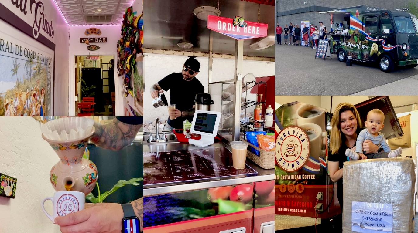 Pura Vida Grinds: family-owned business brings a taste of Costa Rica to Mesa, Arizona. 
