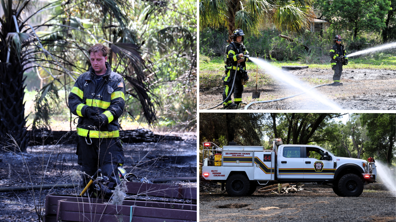 Valrico brush fire