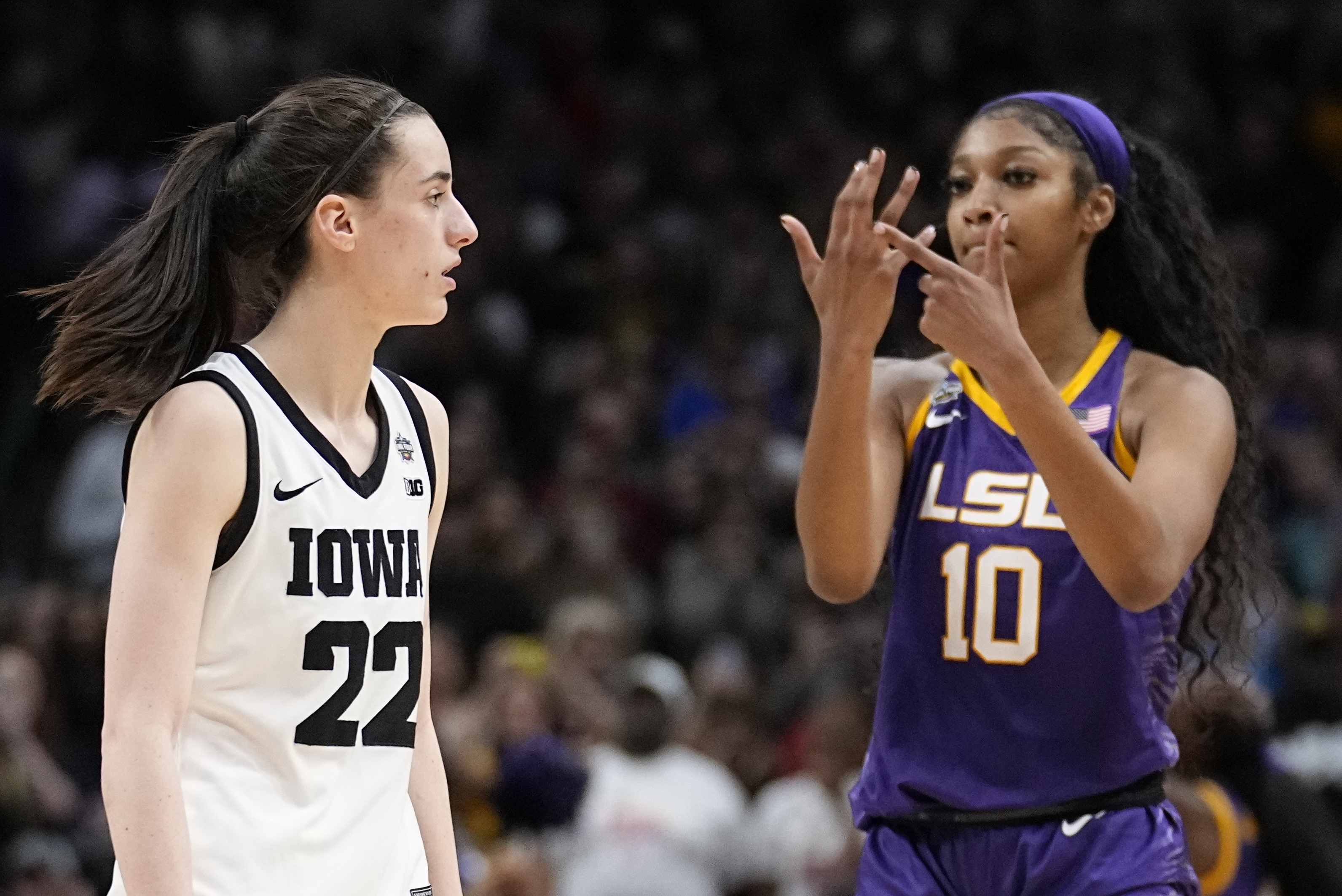 APTOPIX NCAA LSU Iowa Basketball
