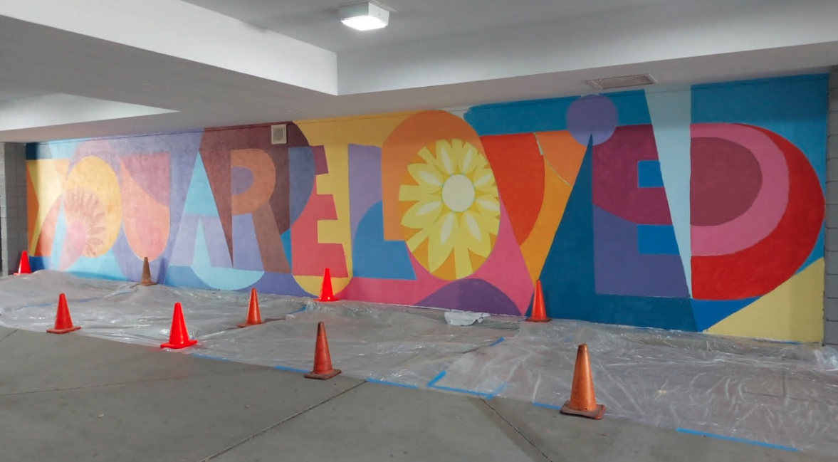 centennial h.s. mural 