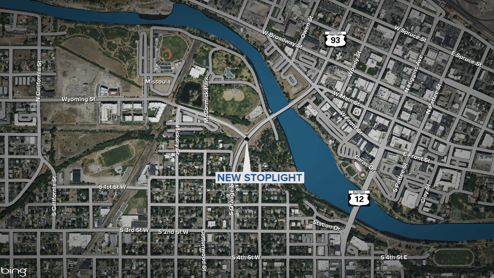 New Missoula Stoplight Map