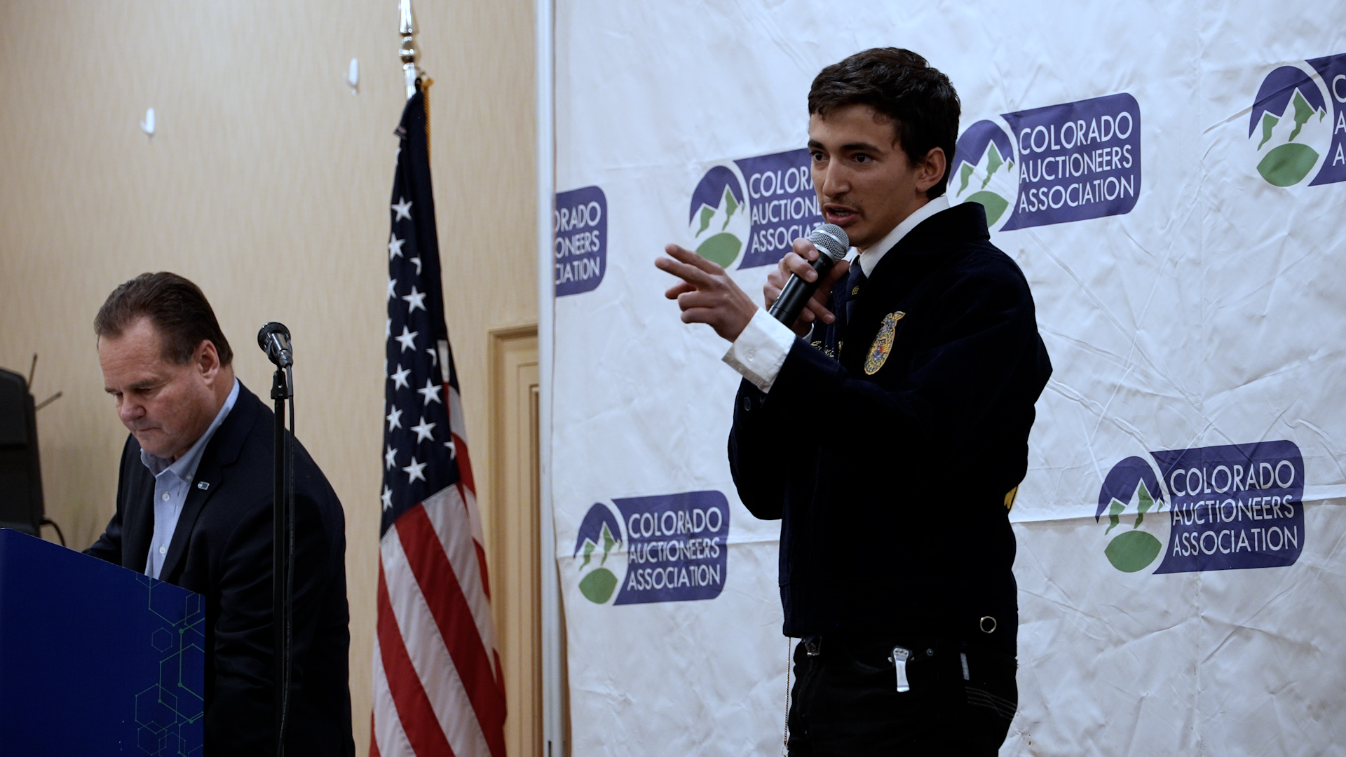 FFA competition at Colorado Auctioneer Association Convention