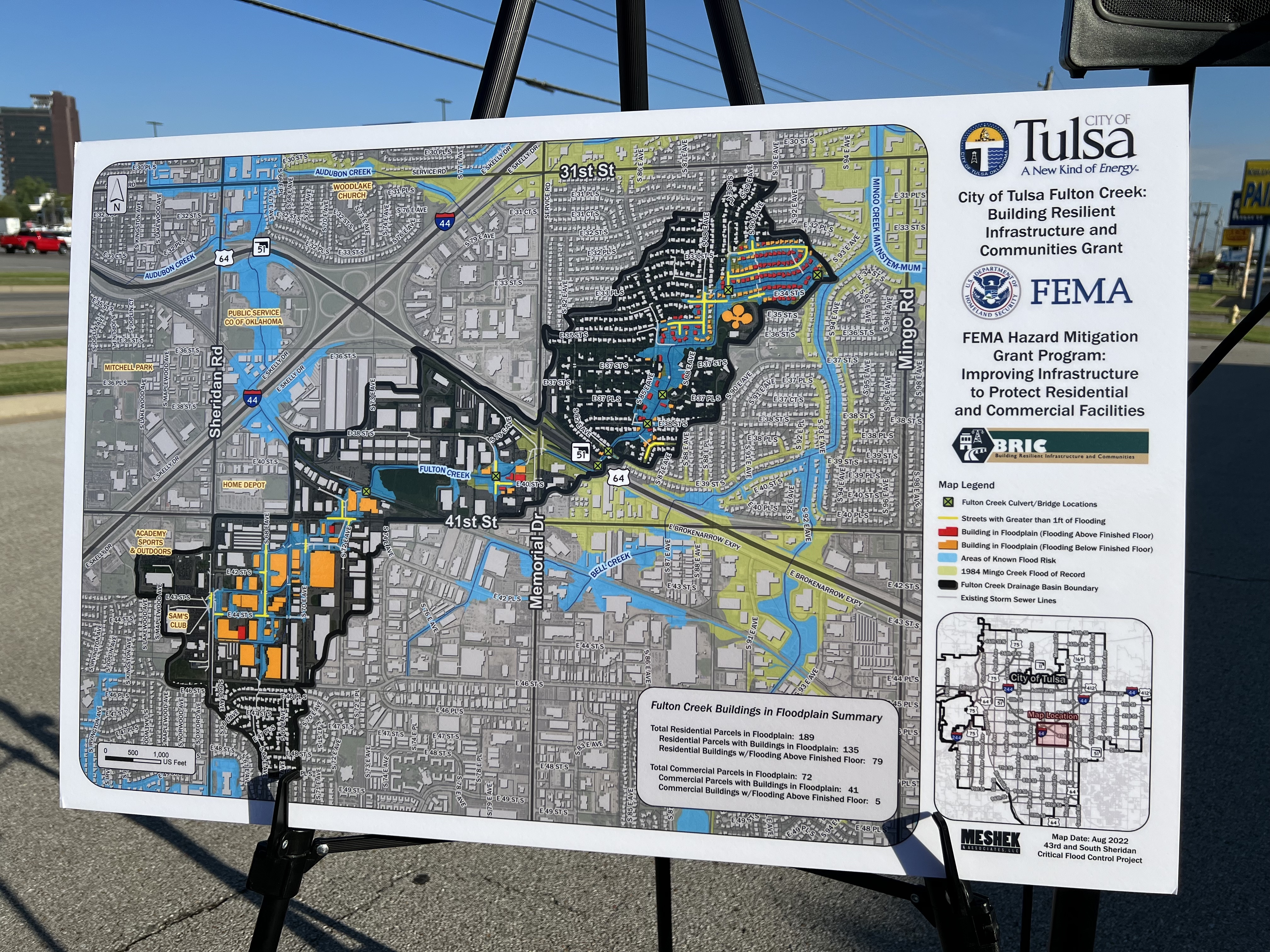 43rd and sheridan flood grant project 