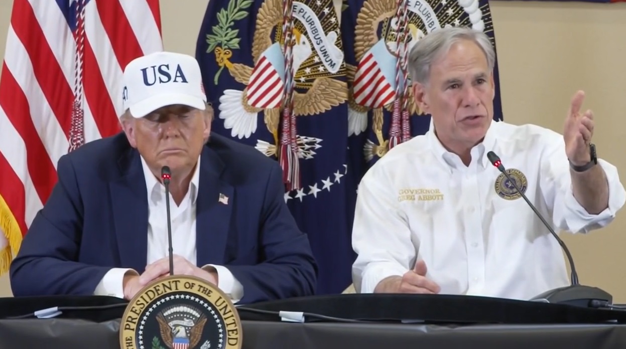 President Trump, Governor Abbott address Kerrville flooding