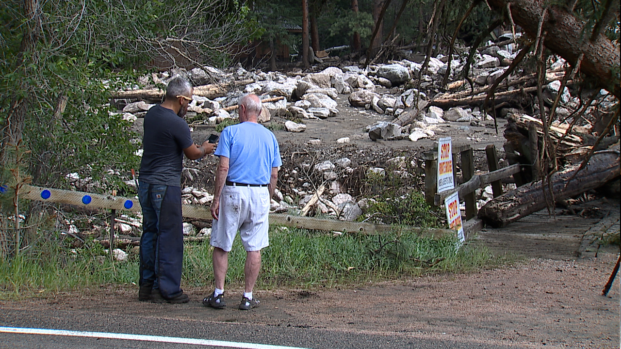Poudre Canyon residents recall terrifying moments before and during mudslide 