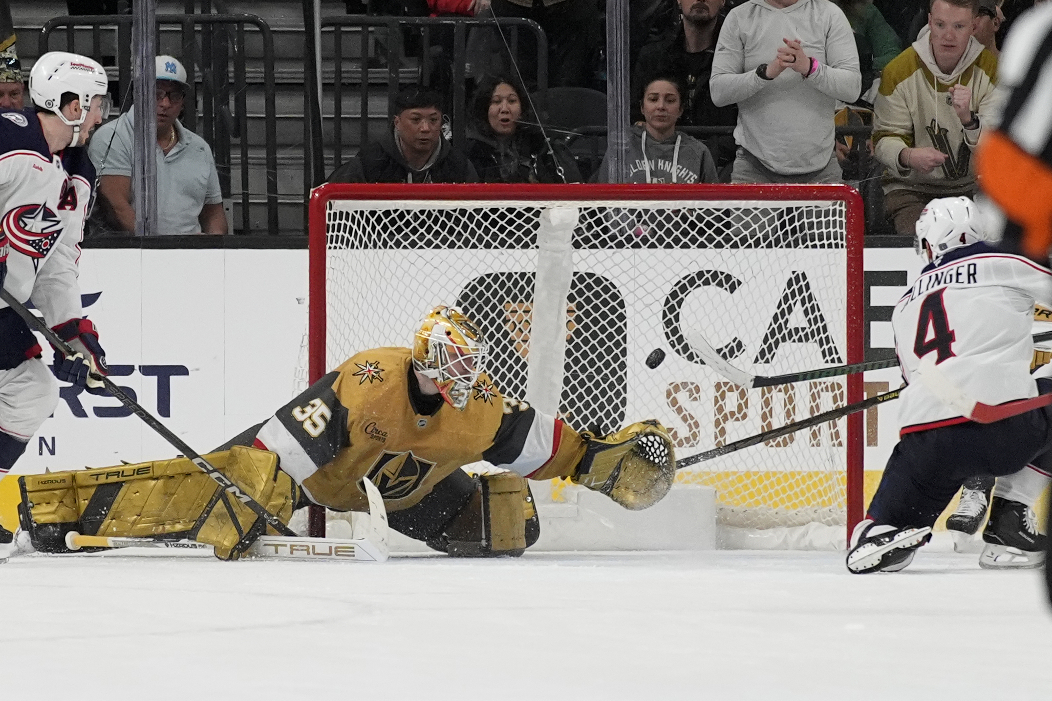 Blue Jackets Golden Knights Hockey