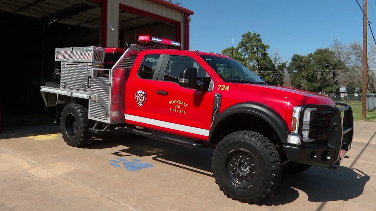 Rockdale Volunteer Fire Department purchases new $180,000 brush truck