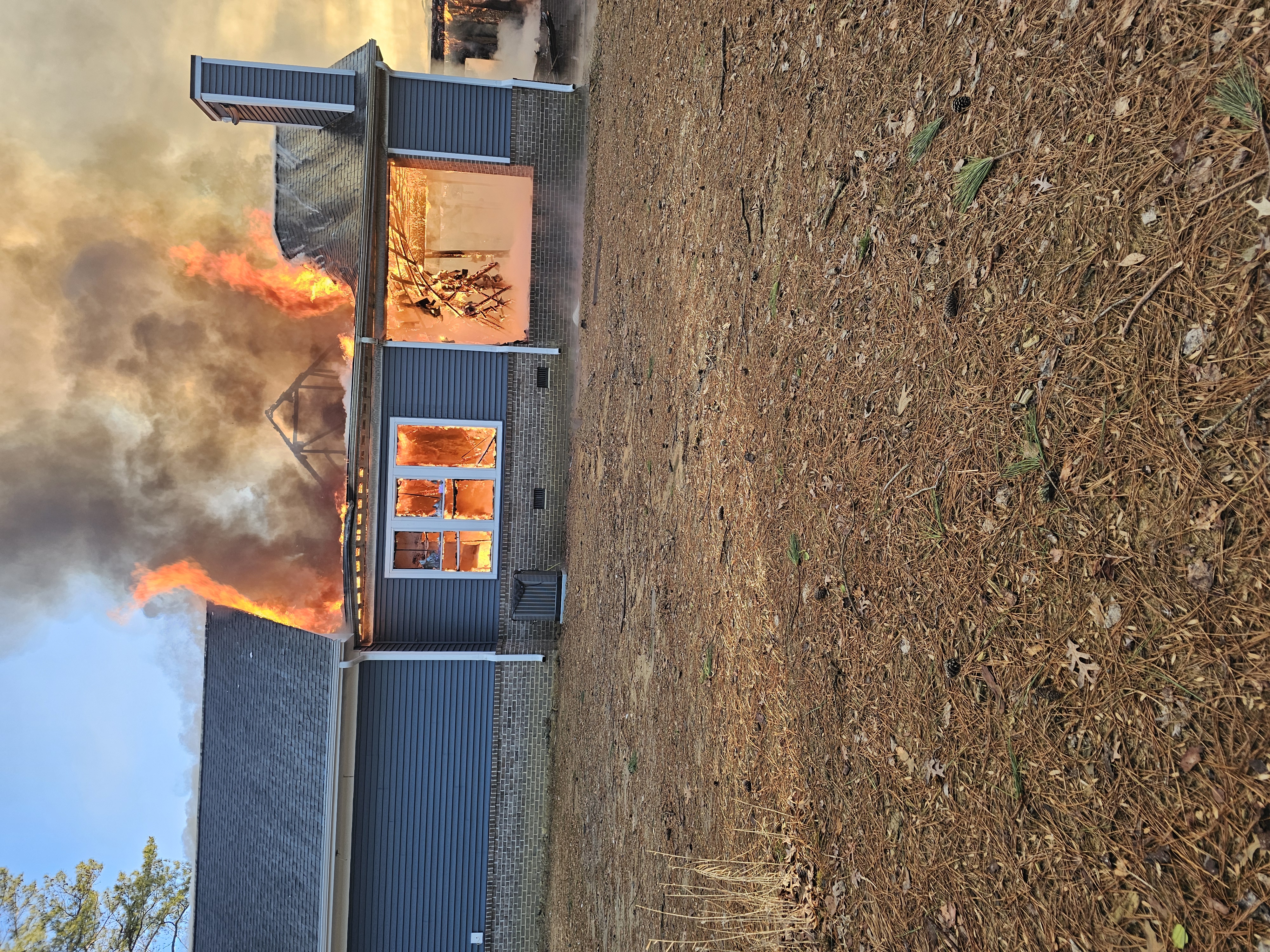 Multiple Isle of Wight crews battle fire in residential home under construction