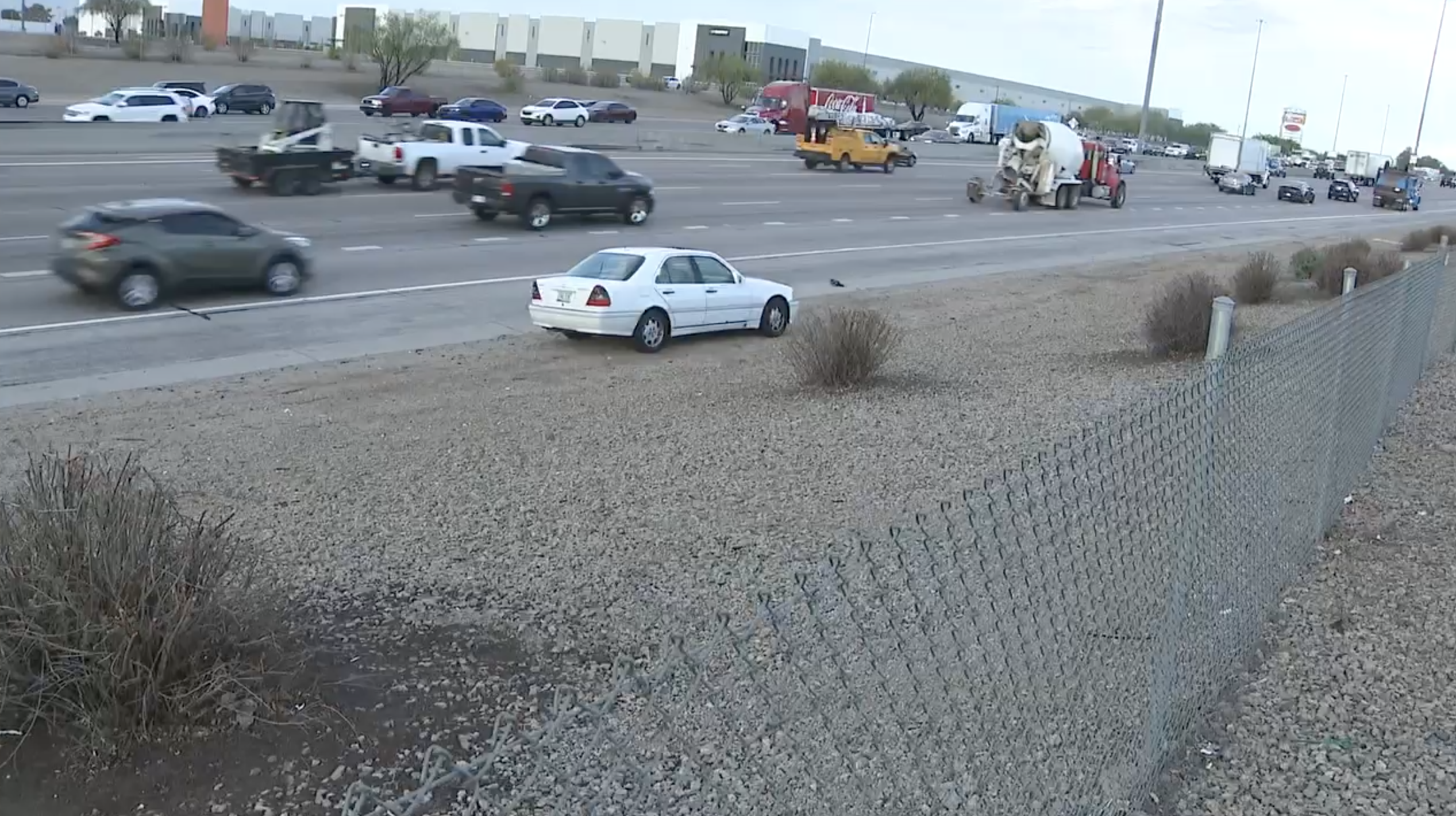Car shot at I-10 and 91st Avenue 8-7-24