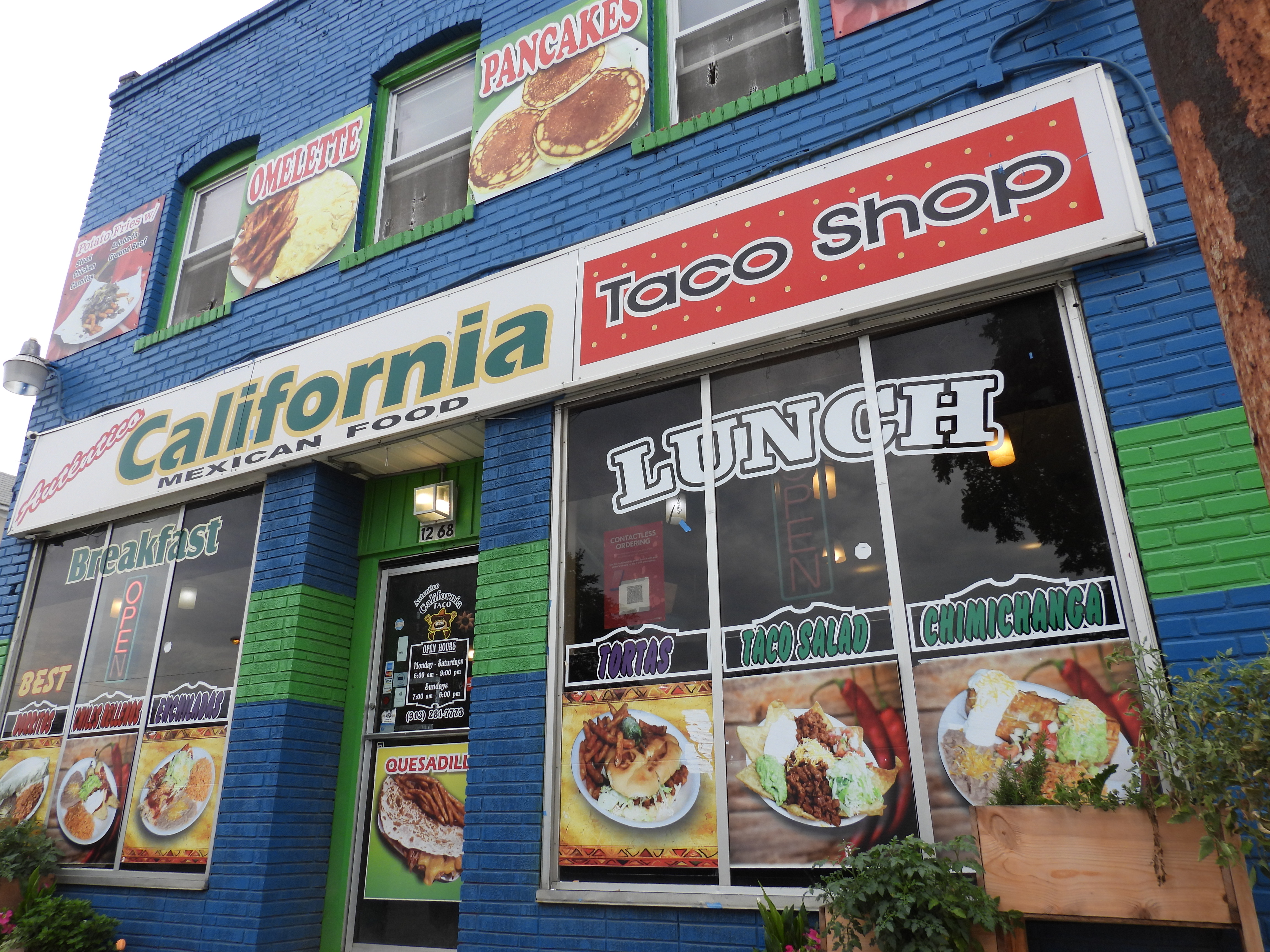 The California Taco Shop has a festive style.JPG