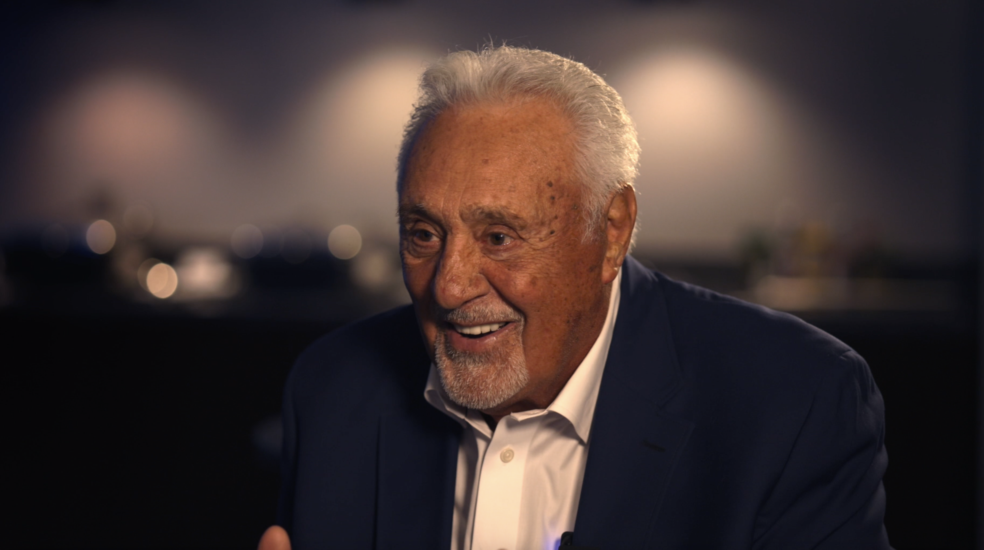 Phil Esposito at Amalie Arena before the Bolts 2023 playoff run.