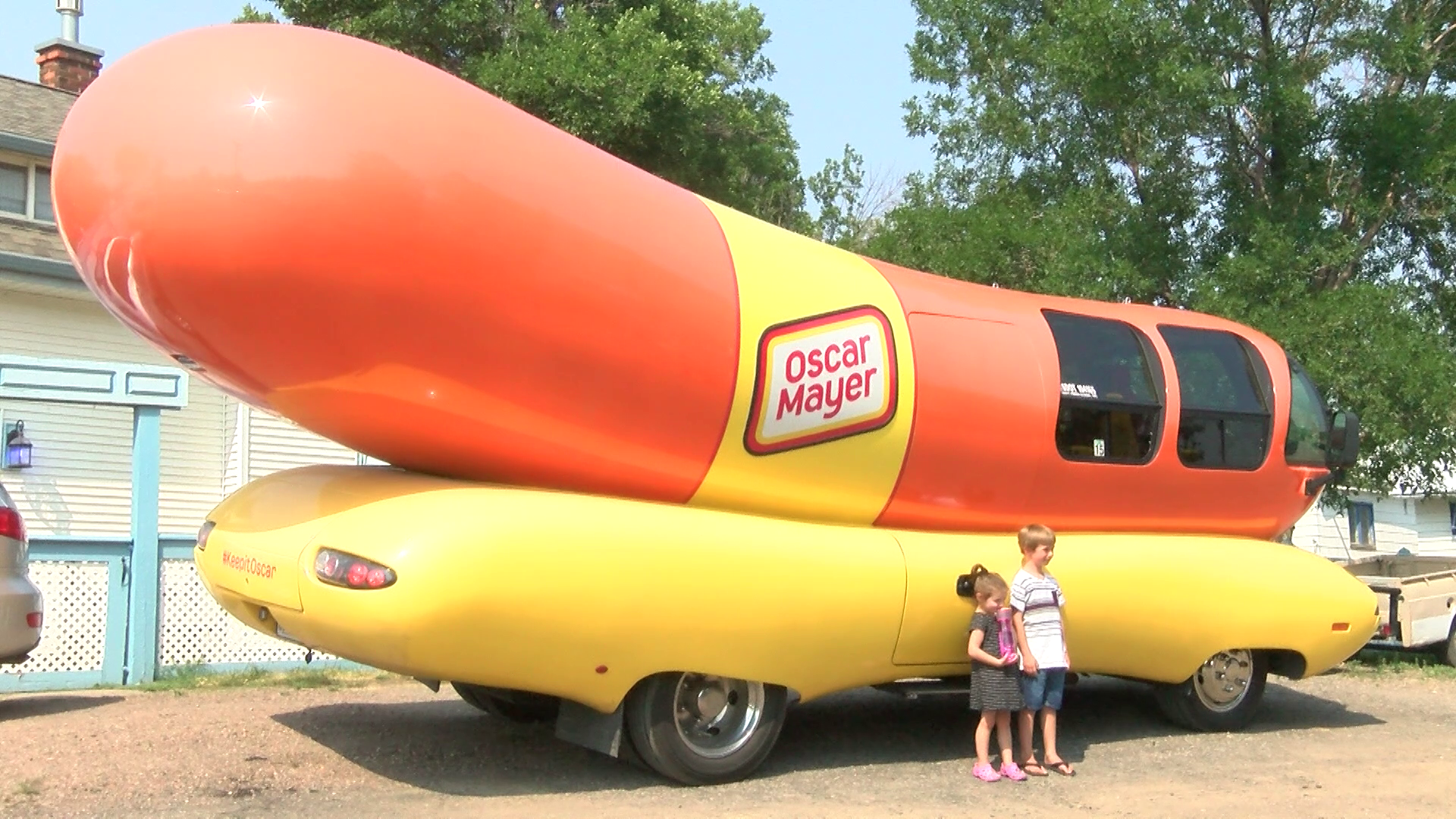 Oscar Mayer Wienermobile visits Great Falls