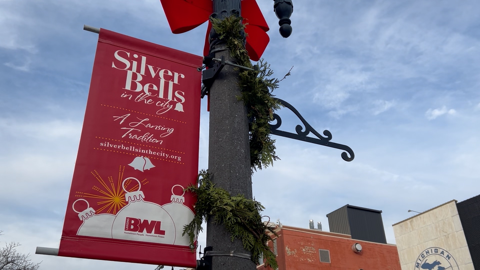 Silver Bells Banner in Lansing 2025