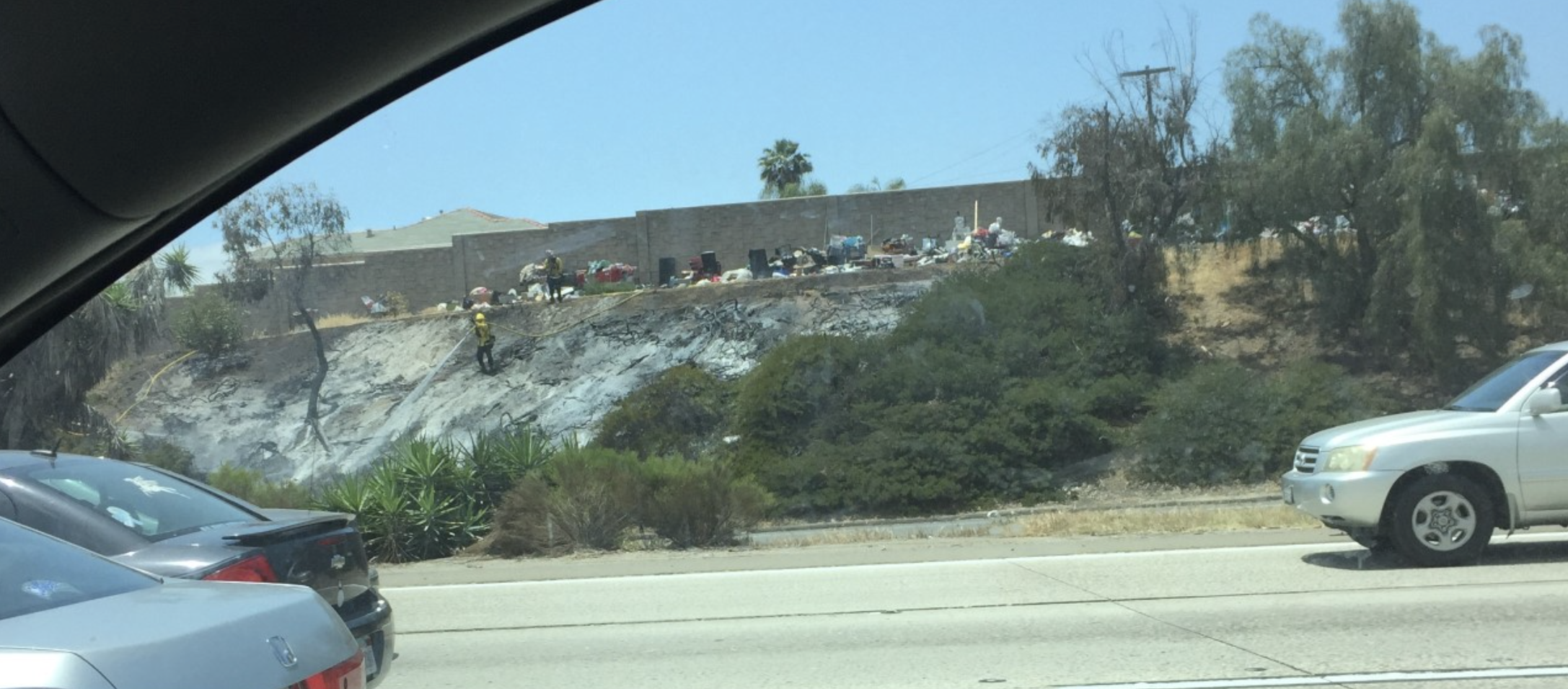 National City homeless encampment fire