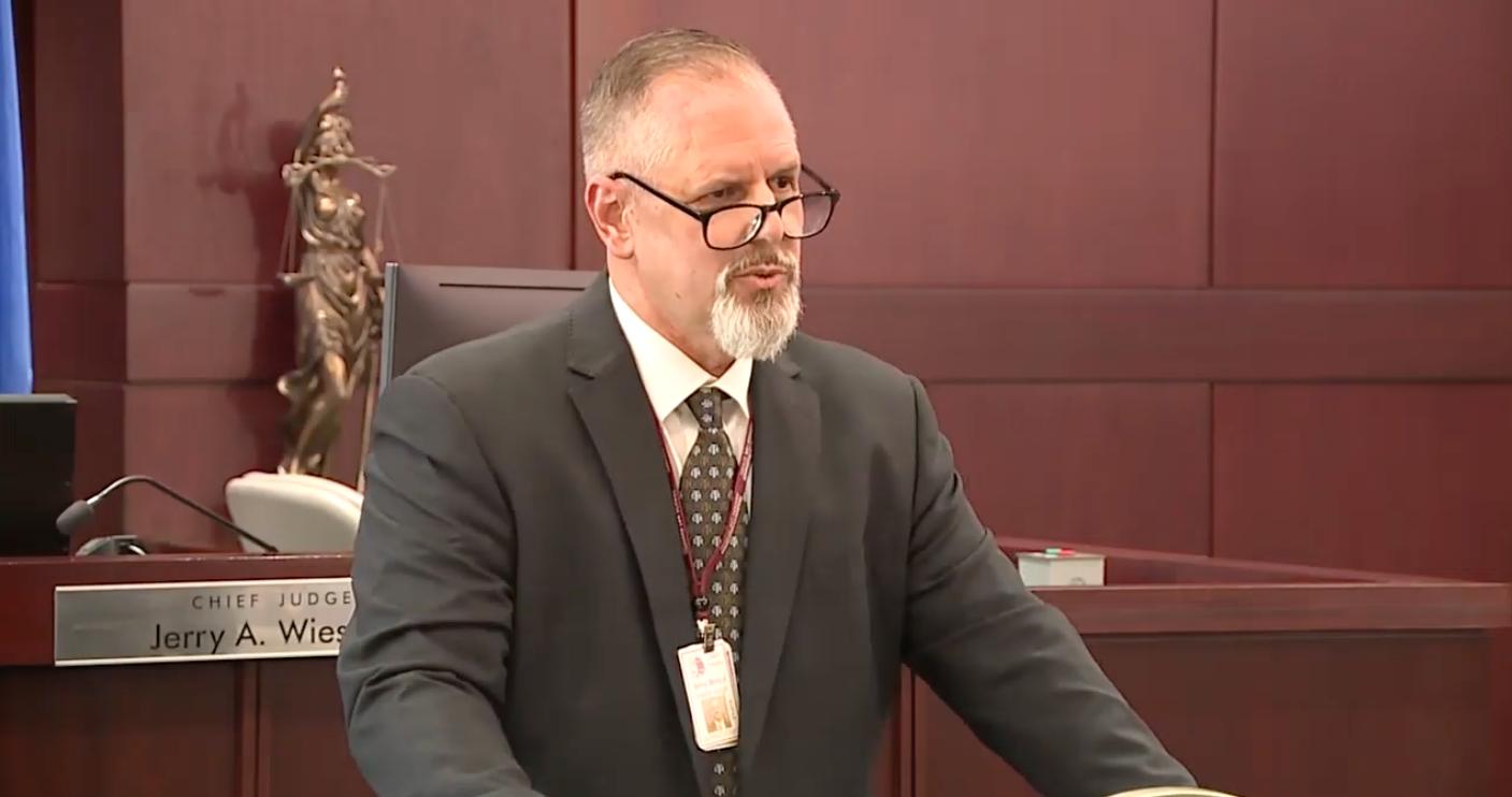 Chief Judge Jerry Wiese speaks about the January 3 courtroom attack