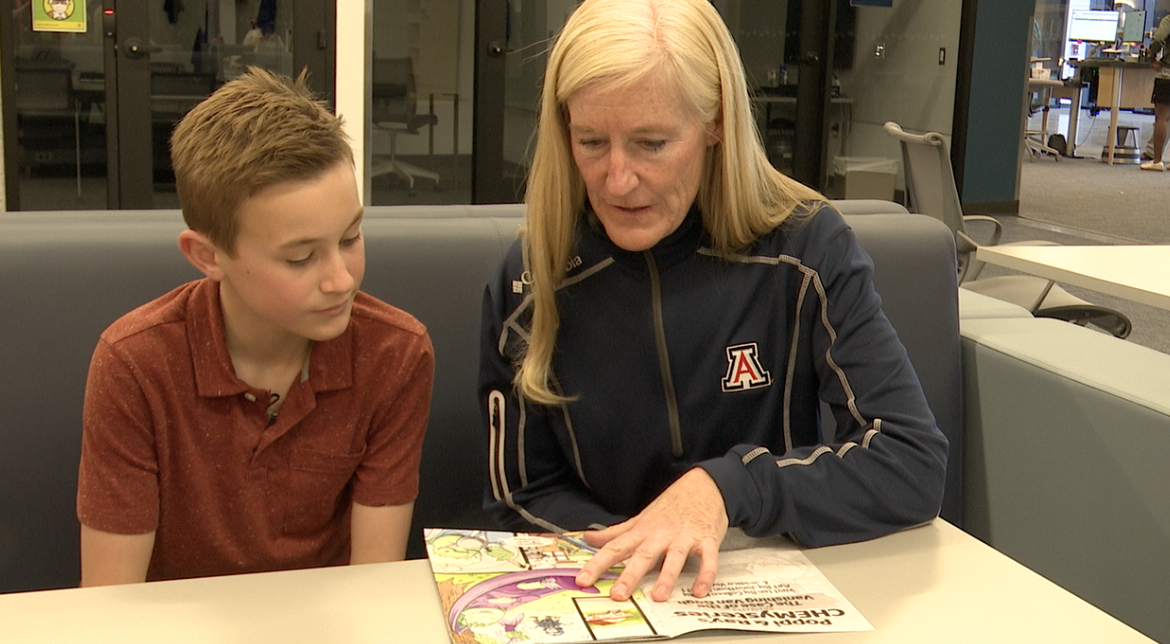 UA Professor comic book adventure 