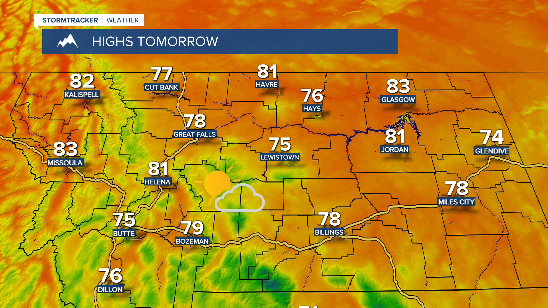 Highs Tomorrow